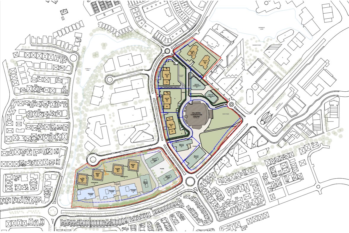 <span style="font-size: 10pt;"><em>Figure 1 Draft Concept Plans for Century Estate (left) and Hills CLC (right)<br>Source: Turner (16 February 2026)</em></span>