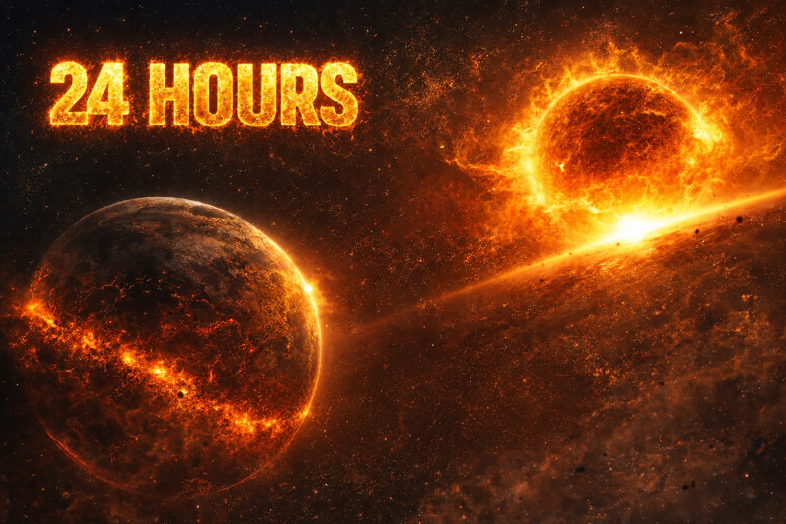 A 24-Hour Timeline of the Solar System's Death