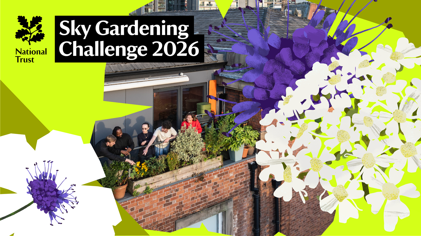 National Trust Sky Gardening Challenge banner