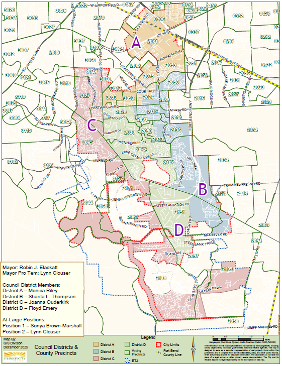 City Council District Map