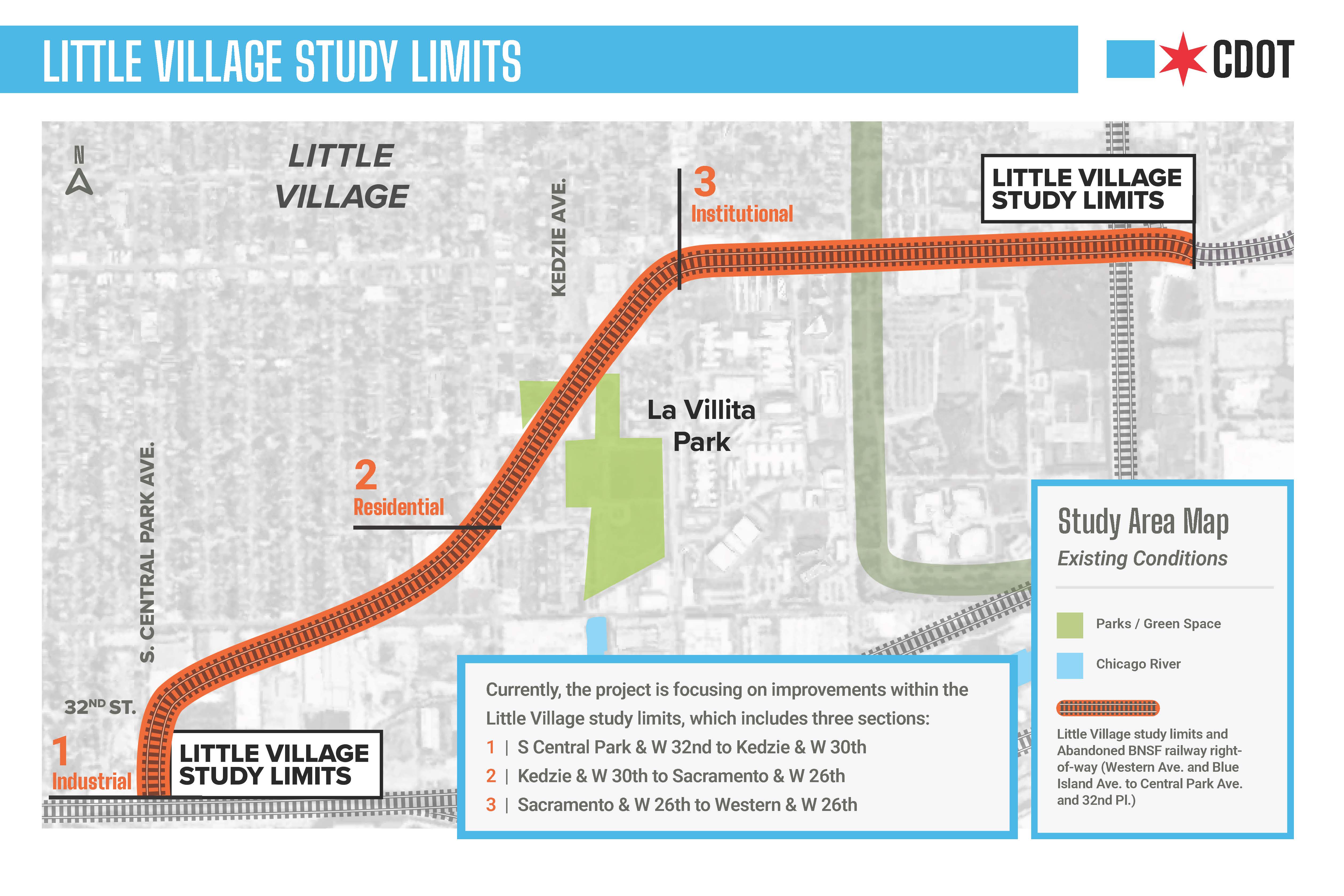 Little Village Study Limits Map
