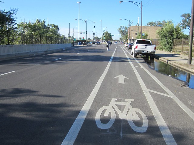  Shared bike lanes – bike lanes shared with cars on the street 