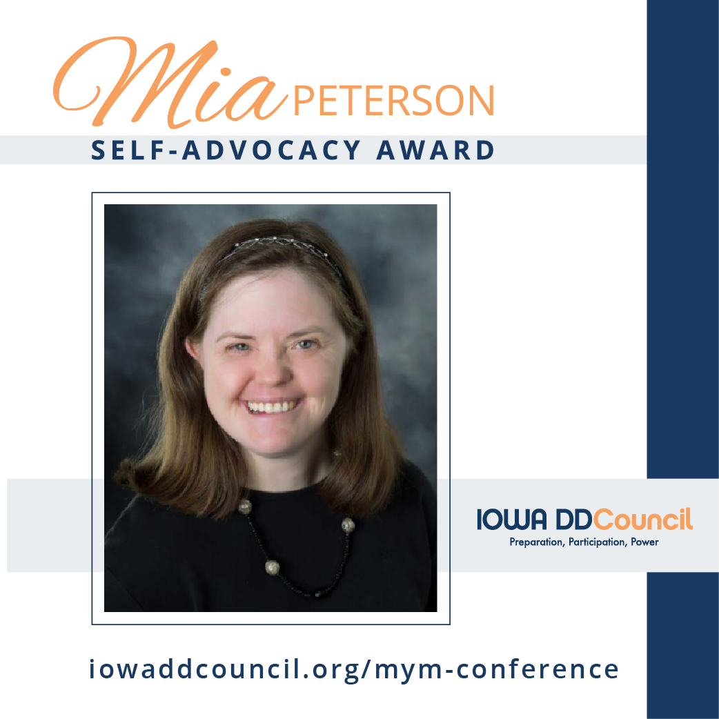 Mia Peterson Award Graphic