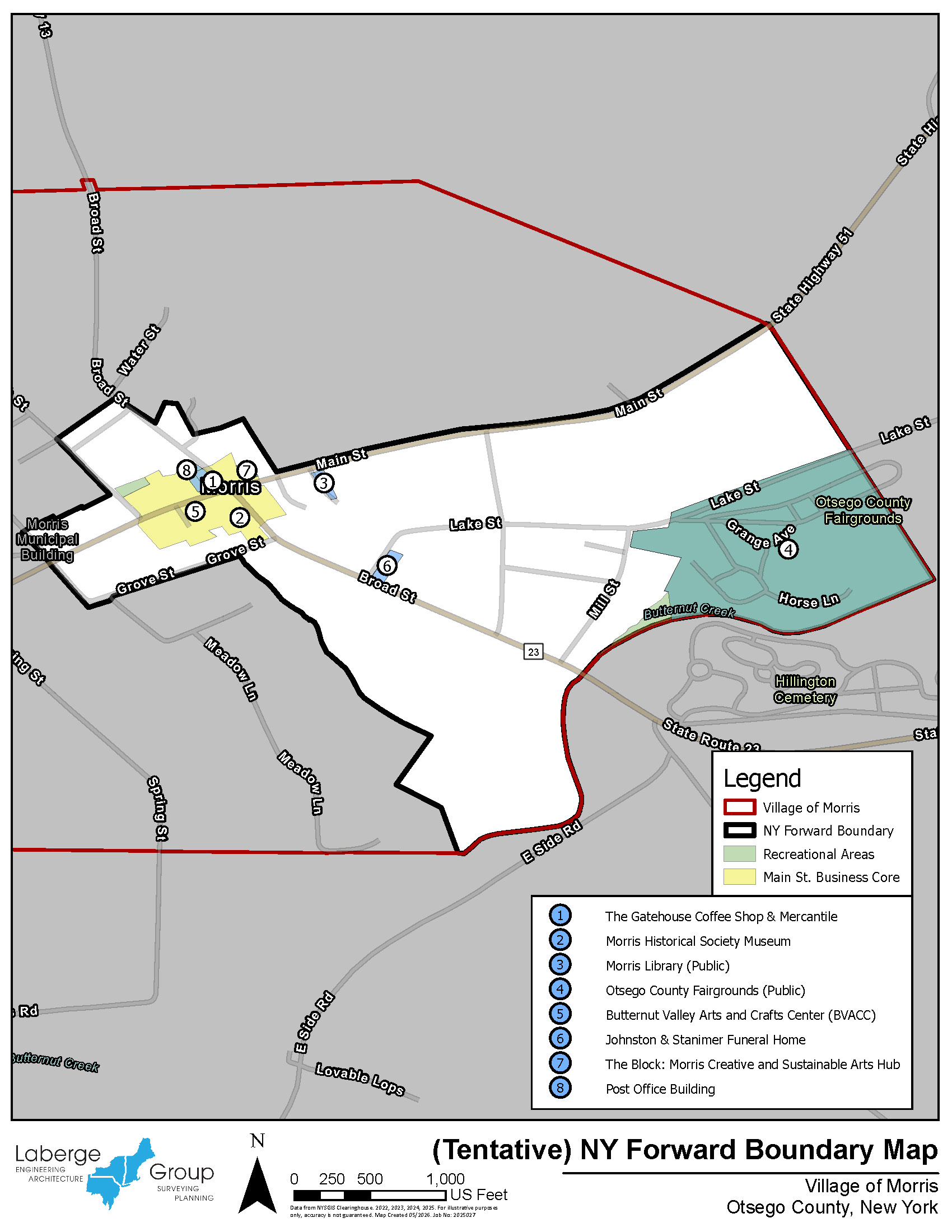 Morris Boundary Map