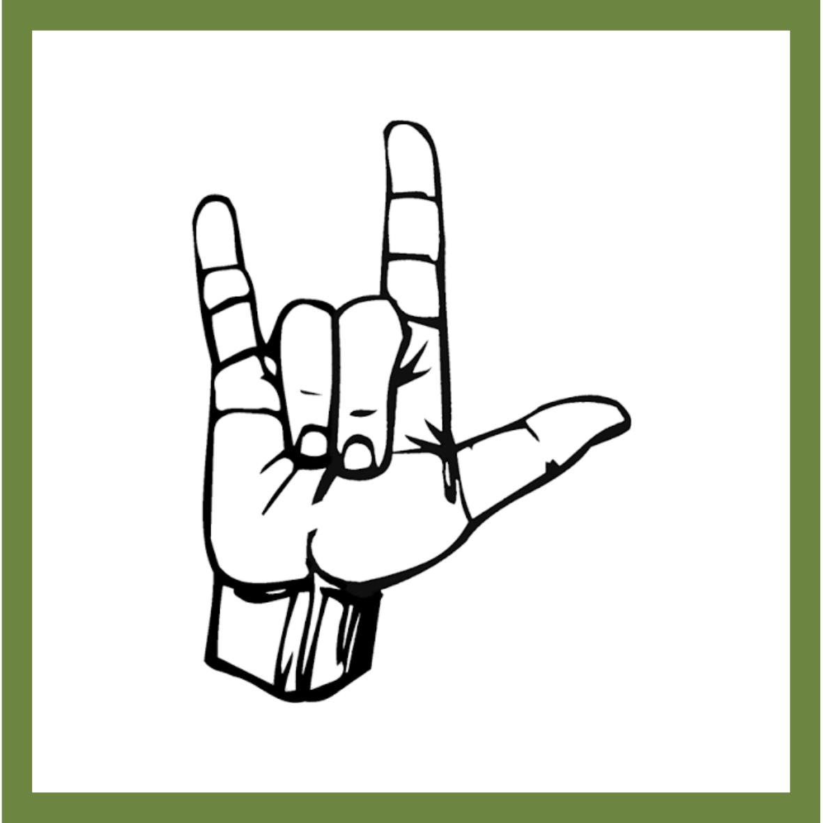 ASL sign for I Love You
