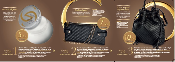 PREMII DE BUN-VENIT! <br>În primele 3 campanii de activitate, primești, la alegere, 3 produse dintre cele de mai jos! Și apoi altele :)